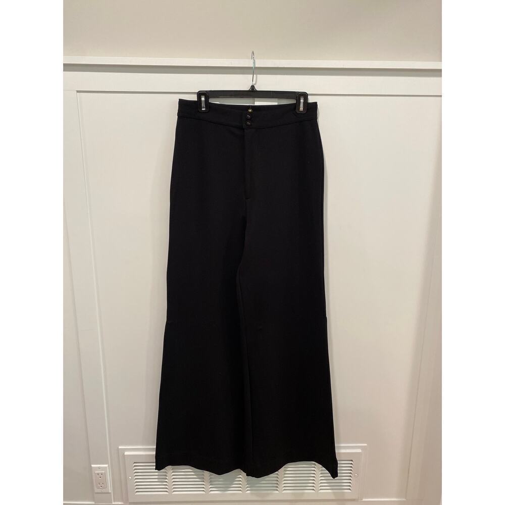NWT Suzie Kondi High Waist Boot Cut Pants in Black